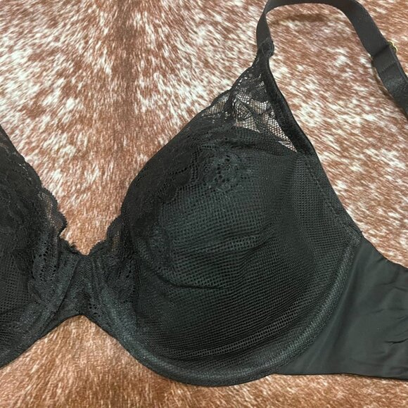 Natori Avail Convertible Contour T-Shirt Bra Black Lace Trim 34DD NWT - Picture 6 of 11